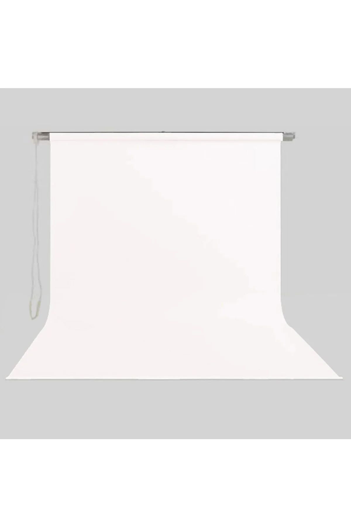 Stil Fon 195 cm X 200 cm Beyaz Fon Perdesi Seti