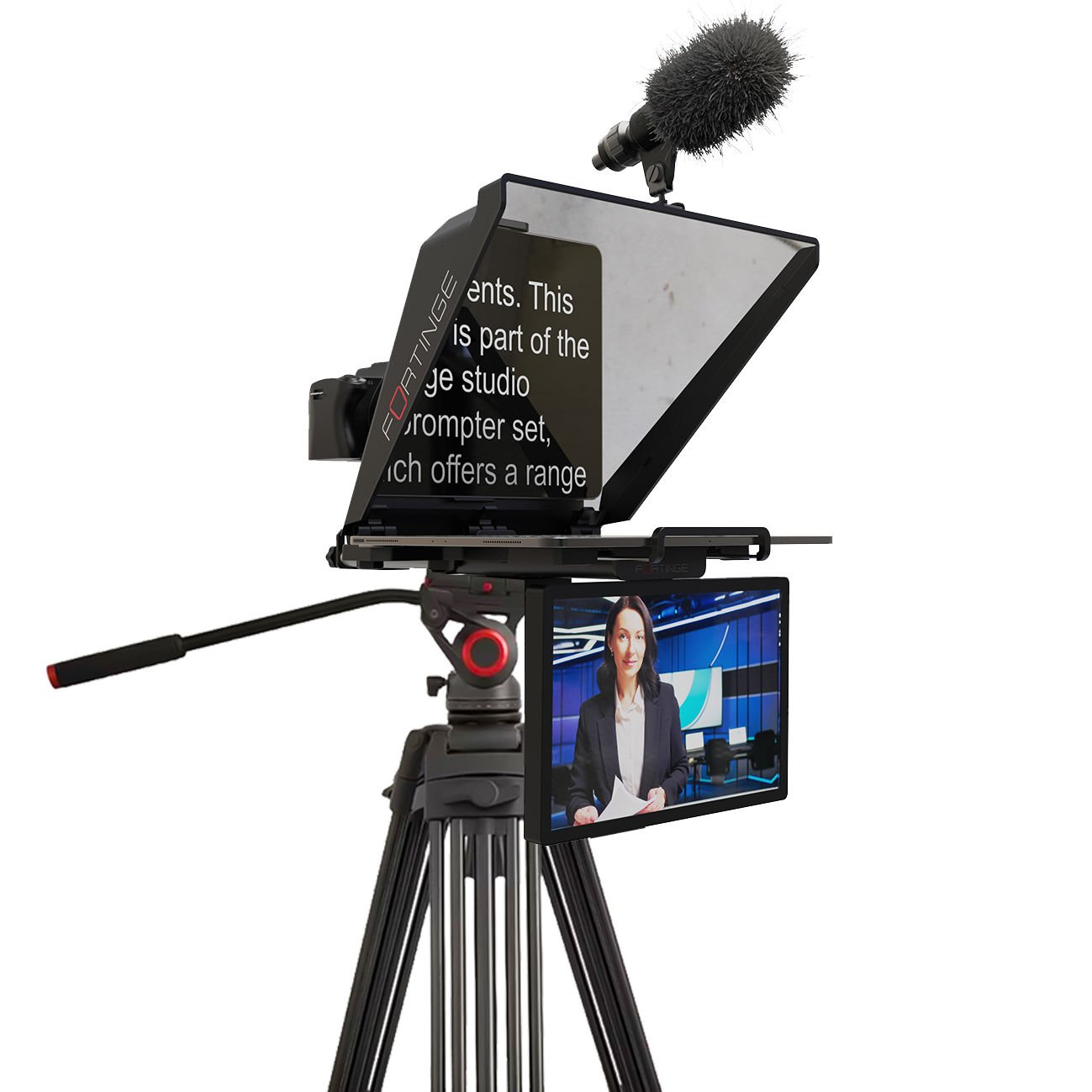Fortinge Noa III Tablet Prompter ve Miliboo-MTT608A 152 cm Tripod - Görsel 2